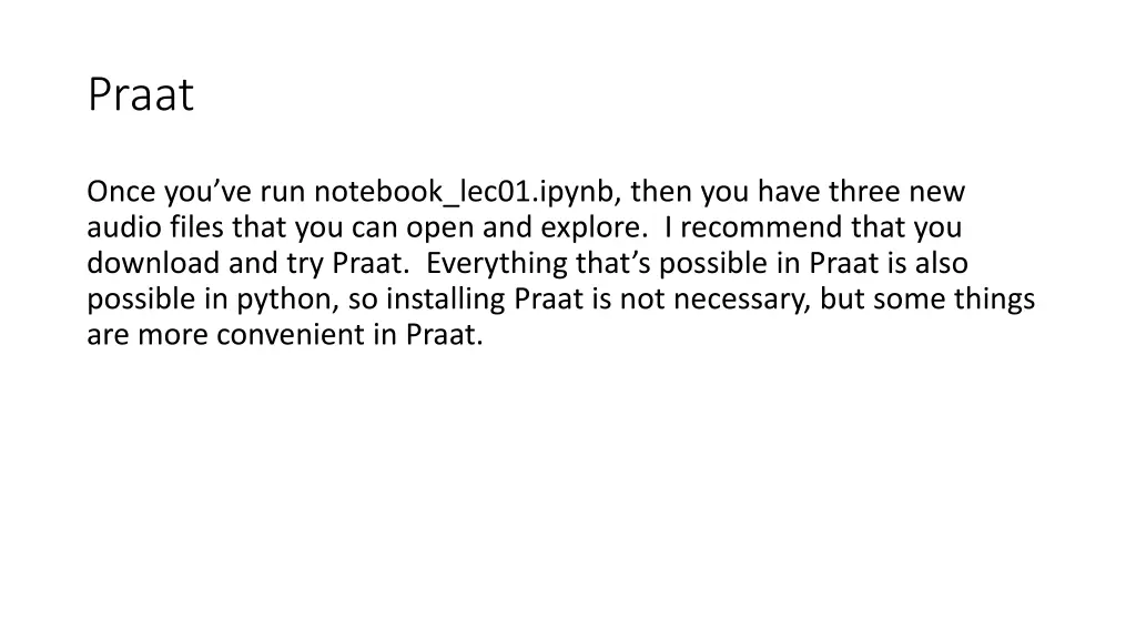 praat