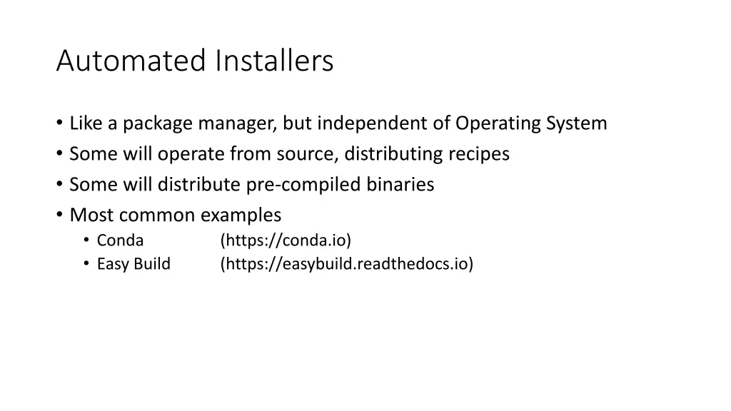 automated installers