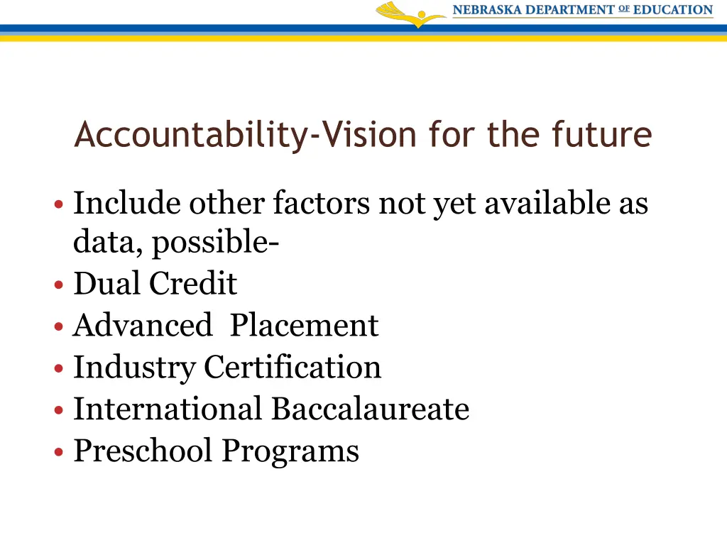 accountability vision for the future
