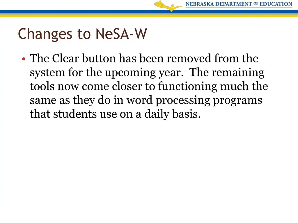 changes to nesa w