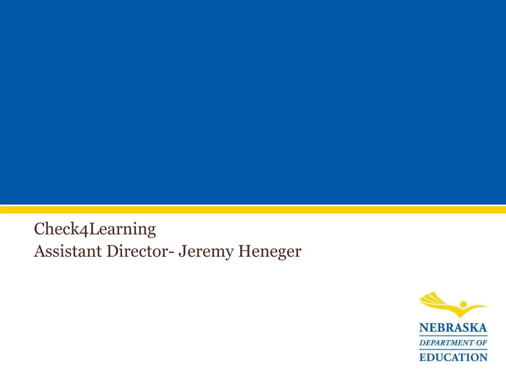 check4learning assistant director jeremy heneger