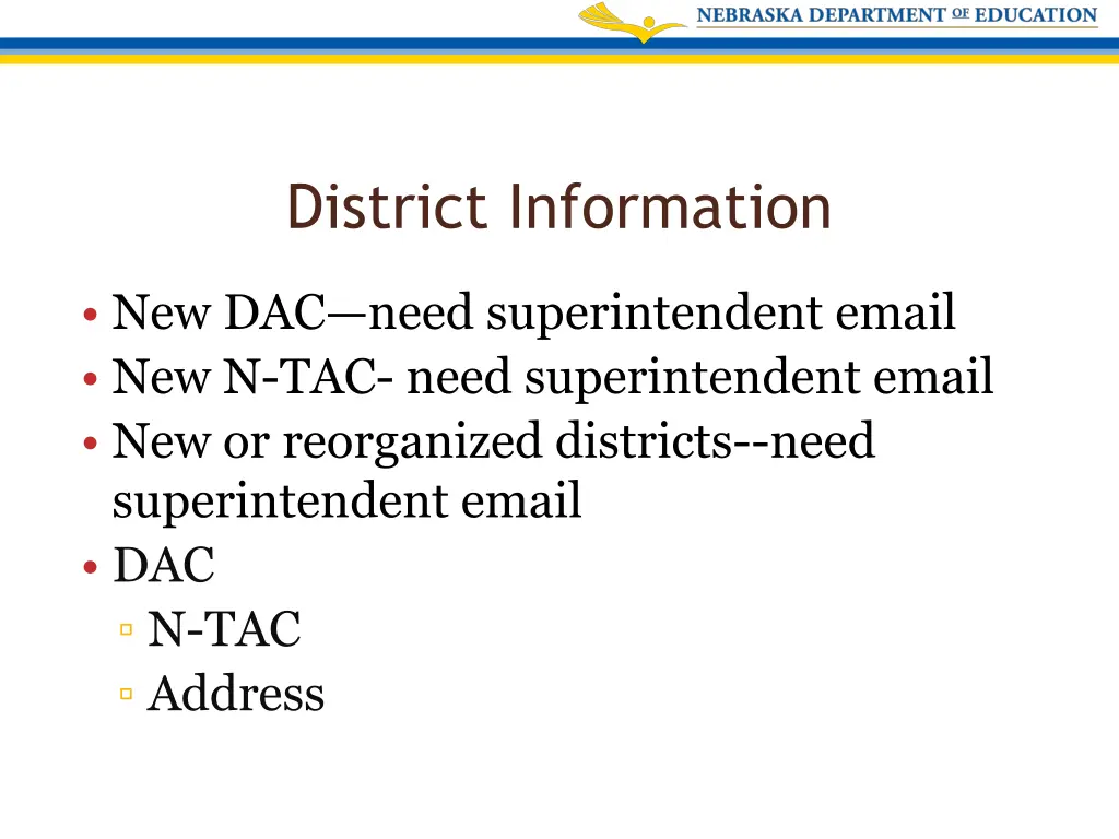 district information