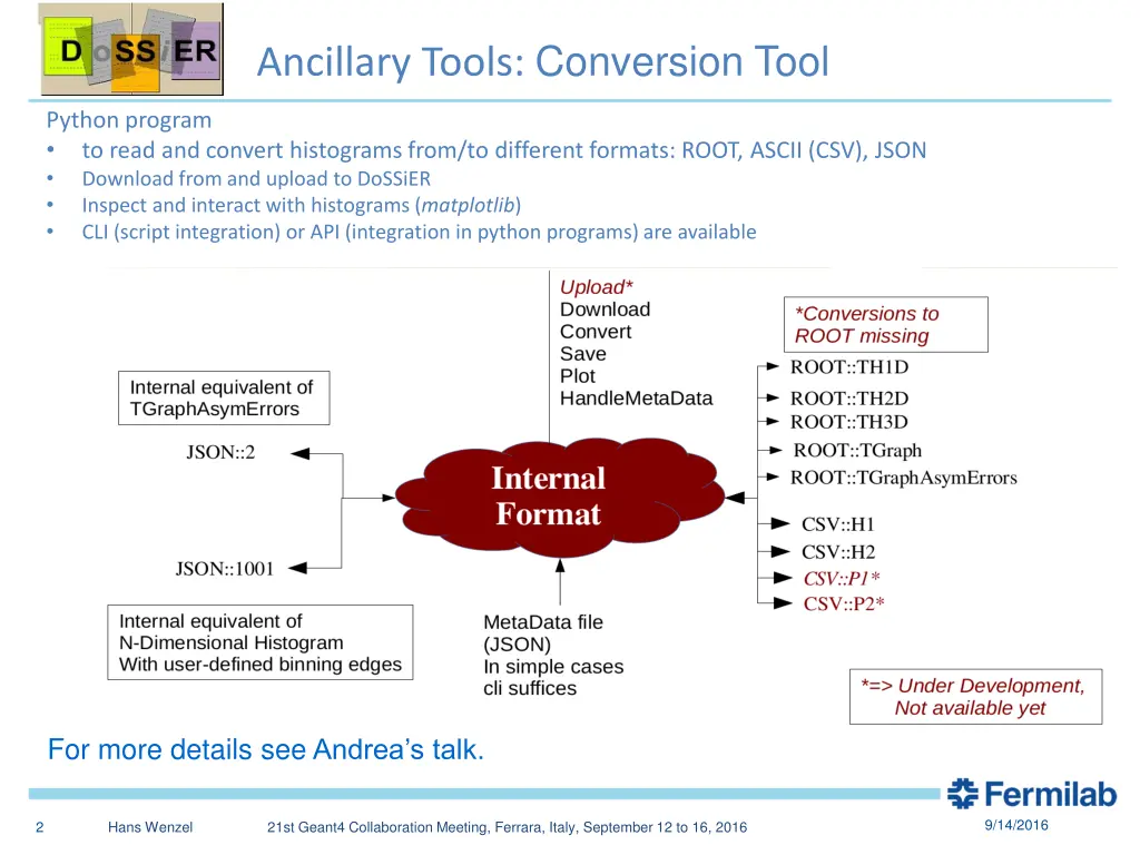ancillary tools conversion tool