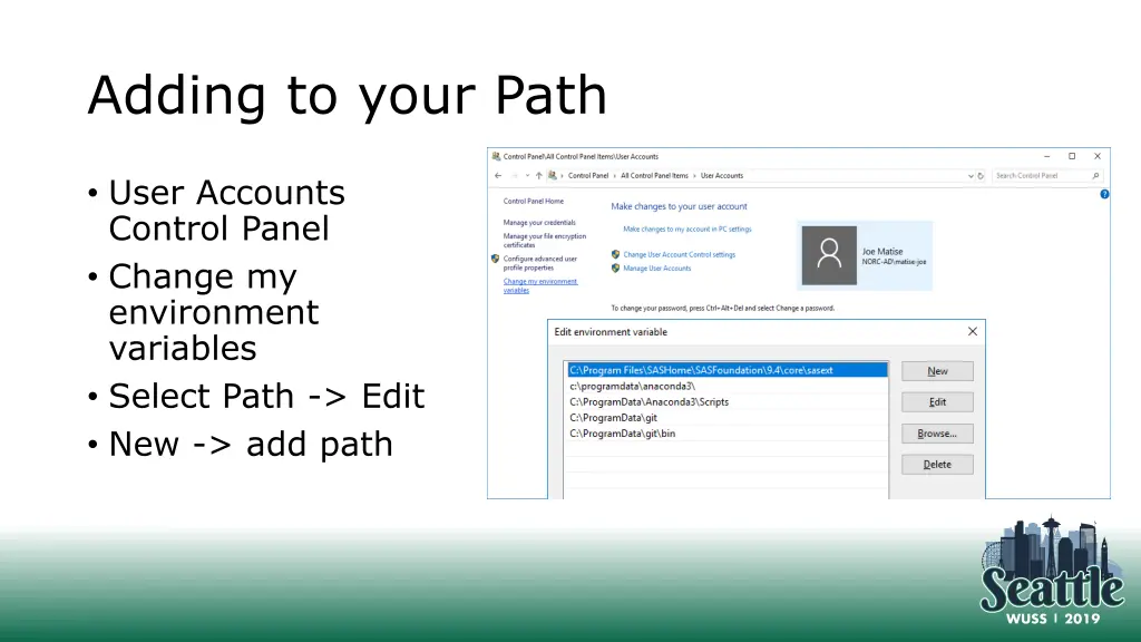 adding to your path