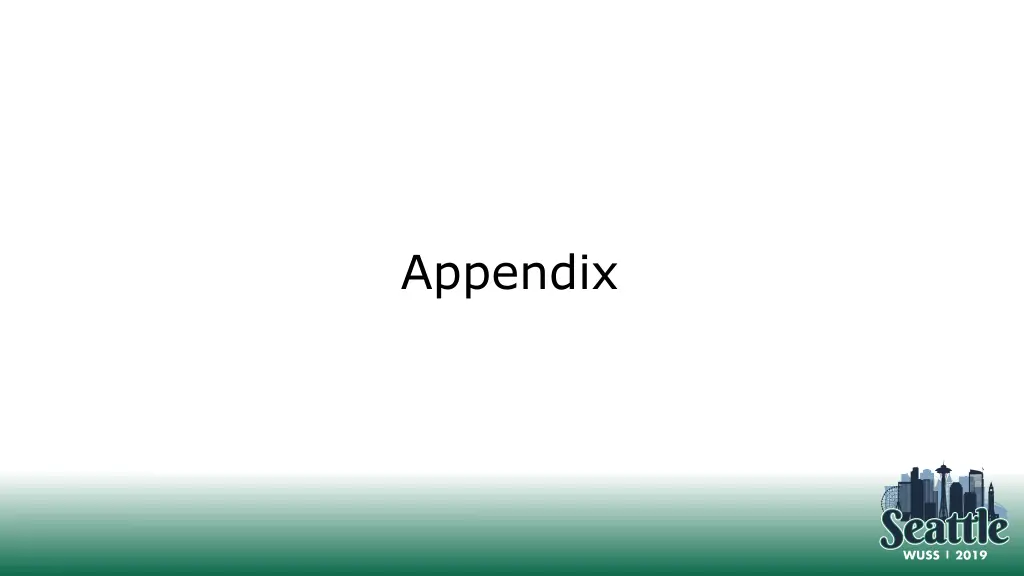 appendix