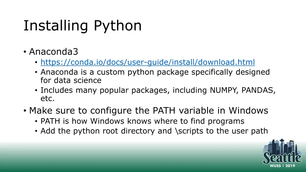 installing python