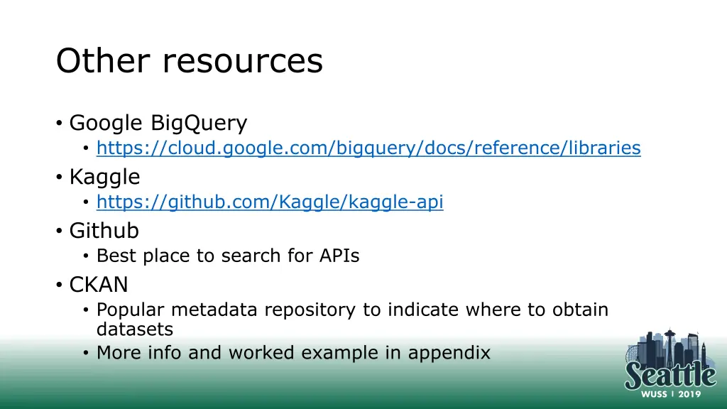 other resources