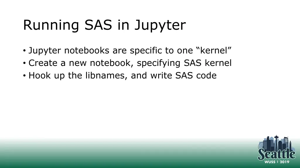 running sas in jupyter