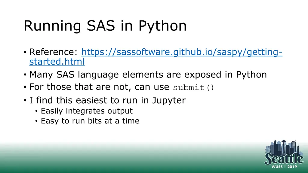 running sas in python