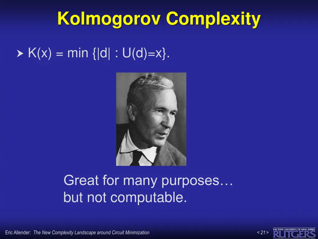 kolmogorov complexity 2