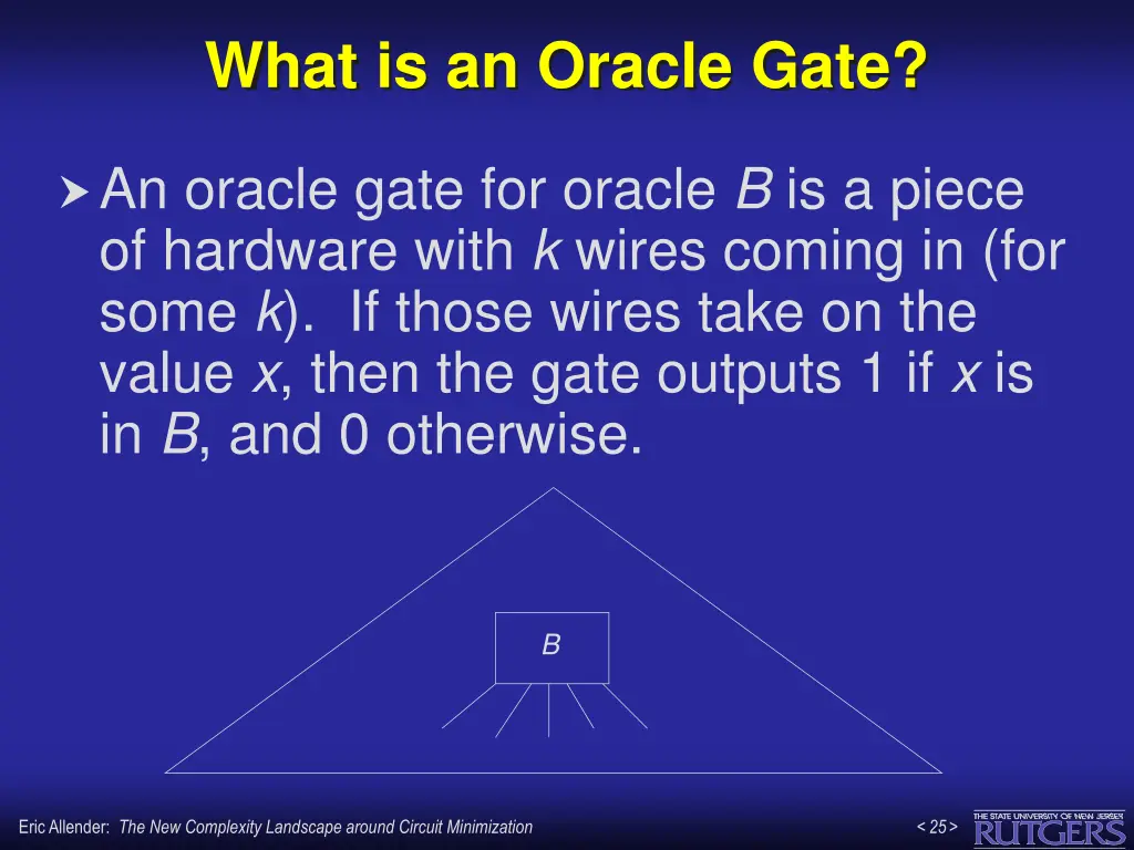 what is an oracle gate