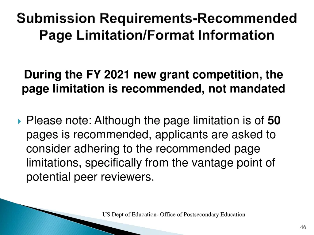 during the fy 2021 new grant competition the page