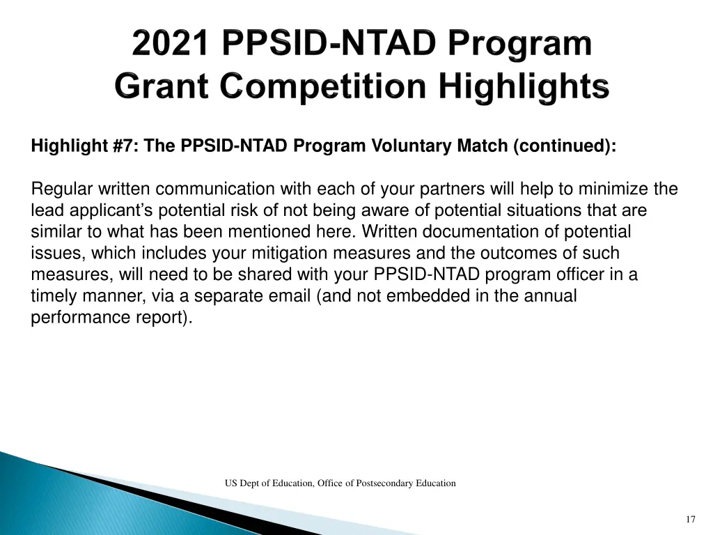highlight 7 the ppsid ntad program voluntary