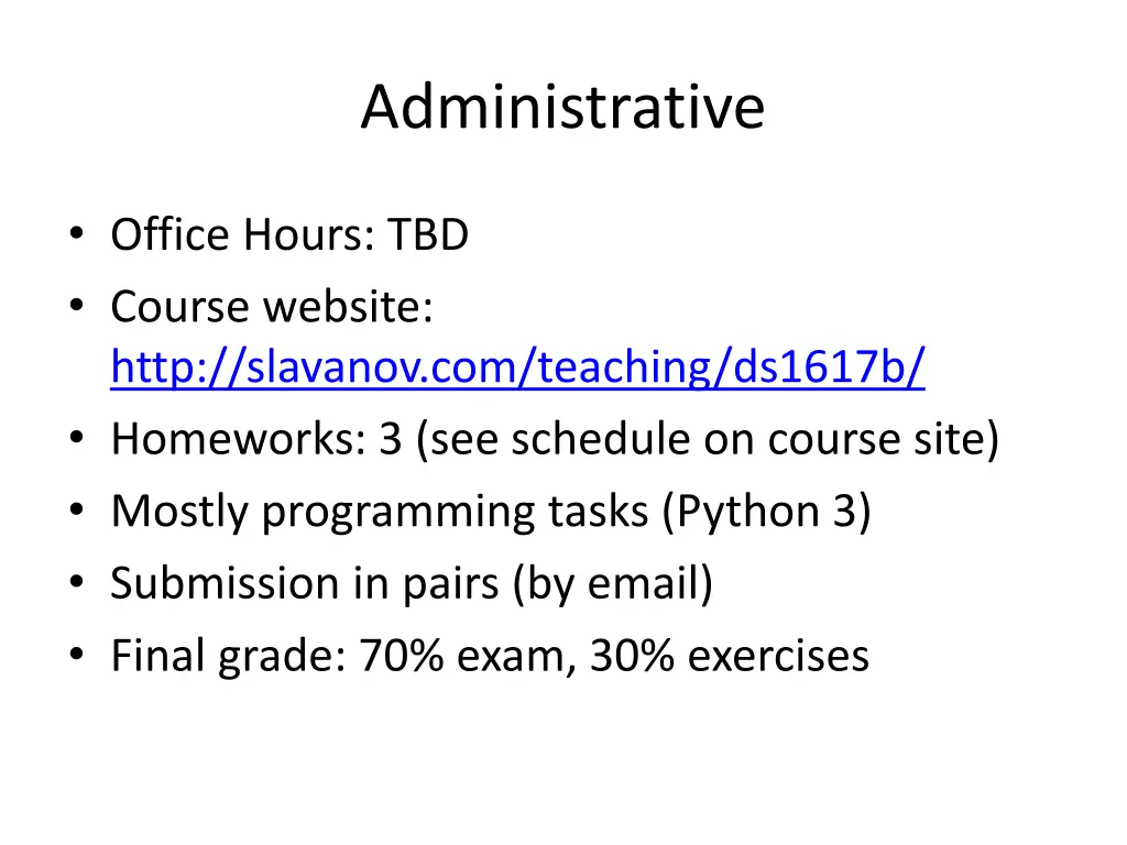 administrative
