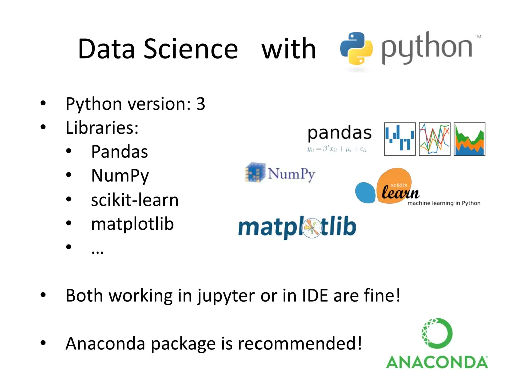 data science with
