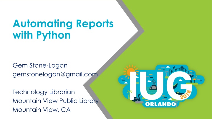 automating reports with python