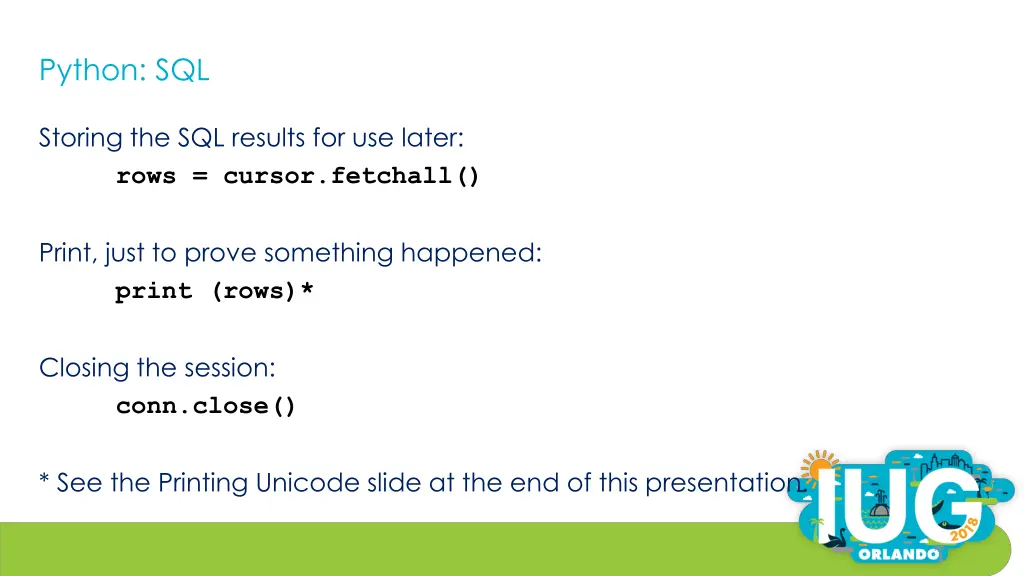 python sql 1