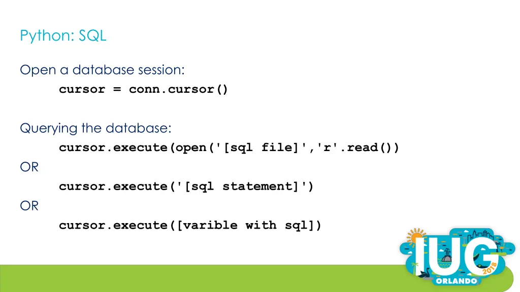 python sql