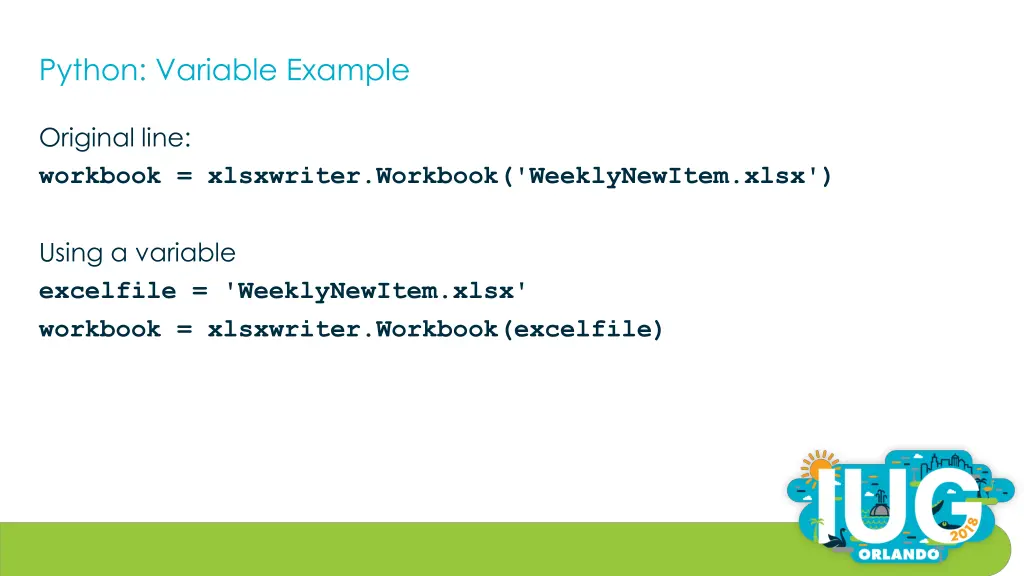python variable example