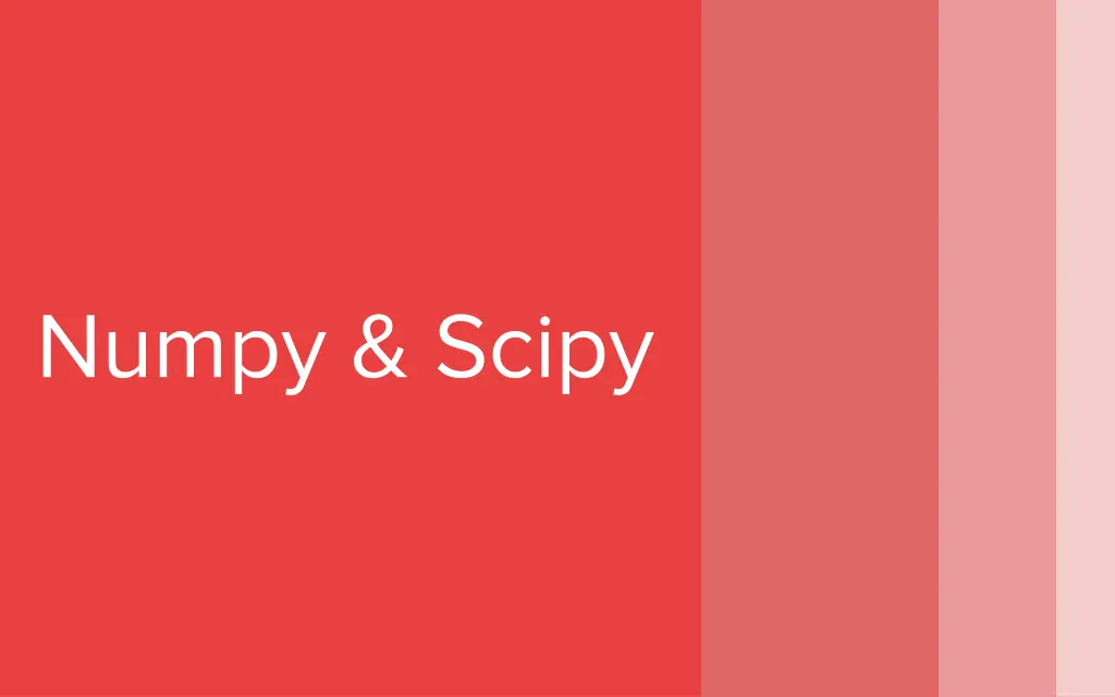 numpy scipy 1