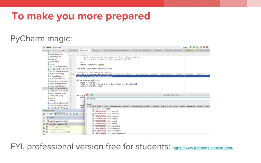 to make you more prepared