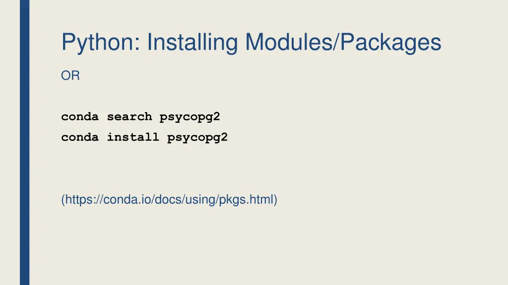 python installing modules packages 1