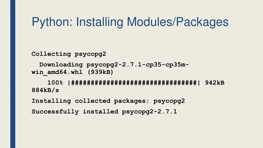 python installing modules packages 2