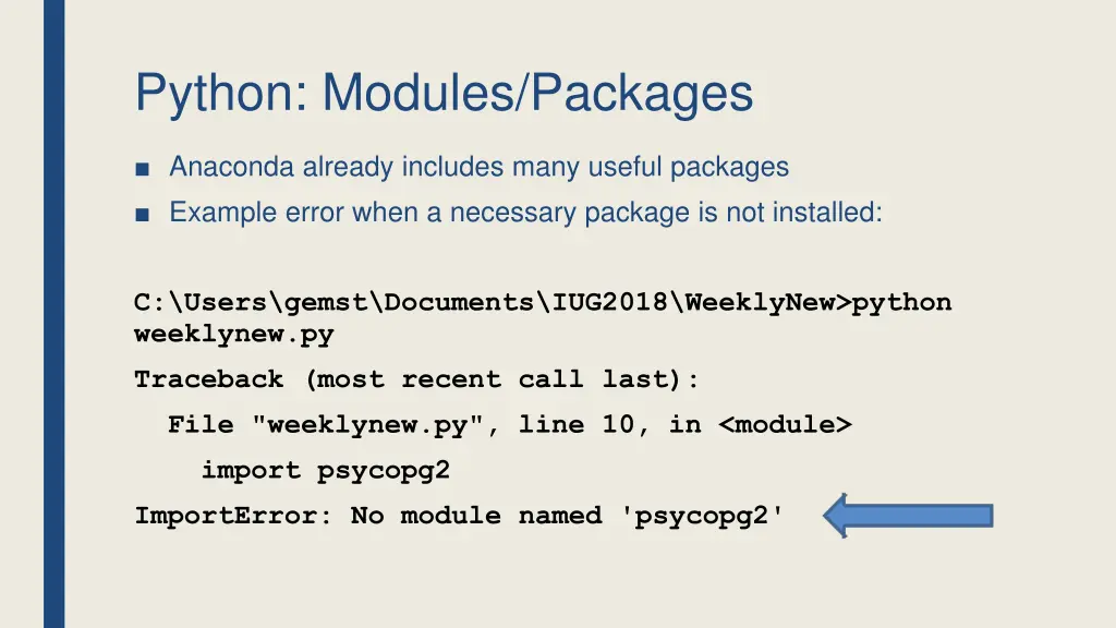 python modules packages
