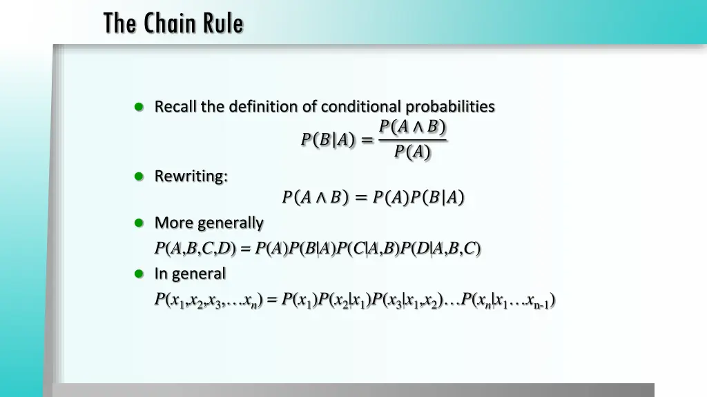 the chain rule