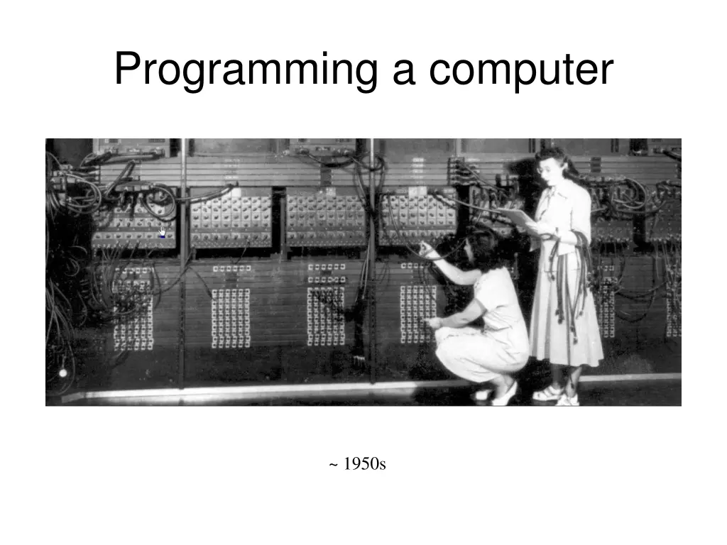 programming a computer