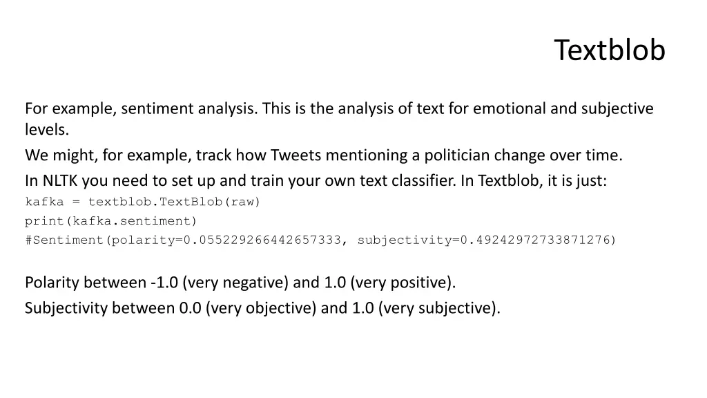 textblob