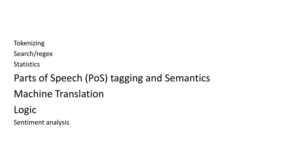 tokenizing search regex statistics parts 2
