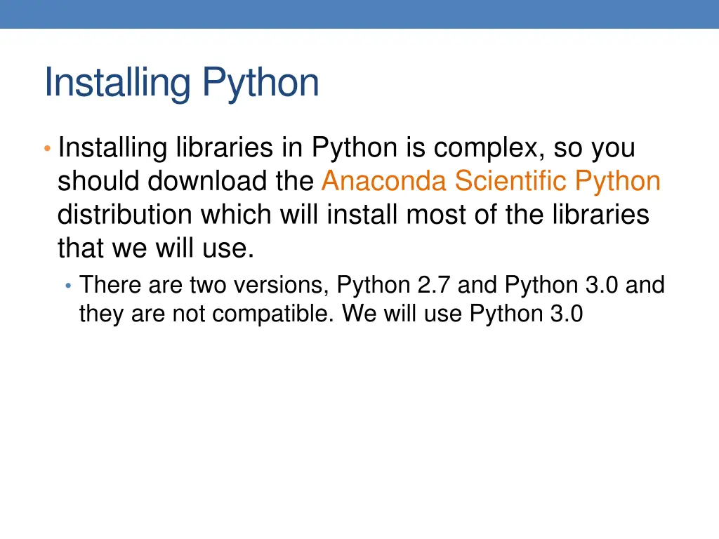 installing python