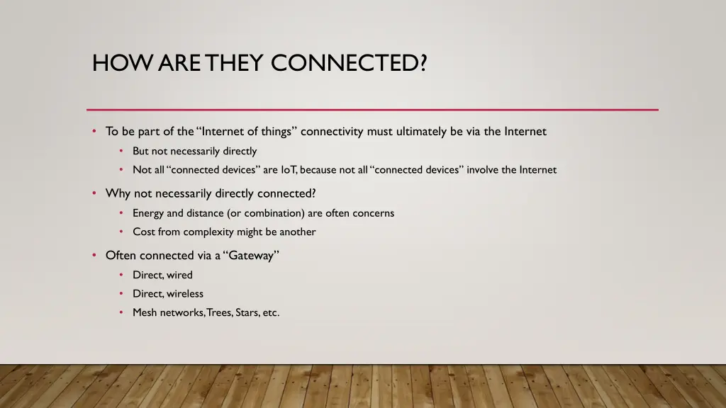 how are they connected