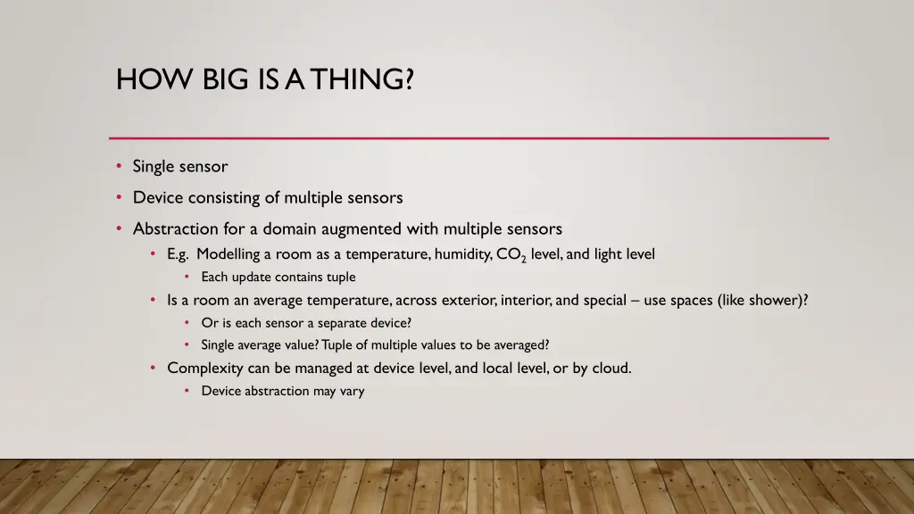 how big is a thing