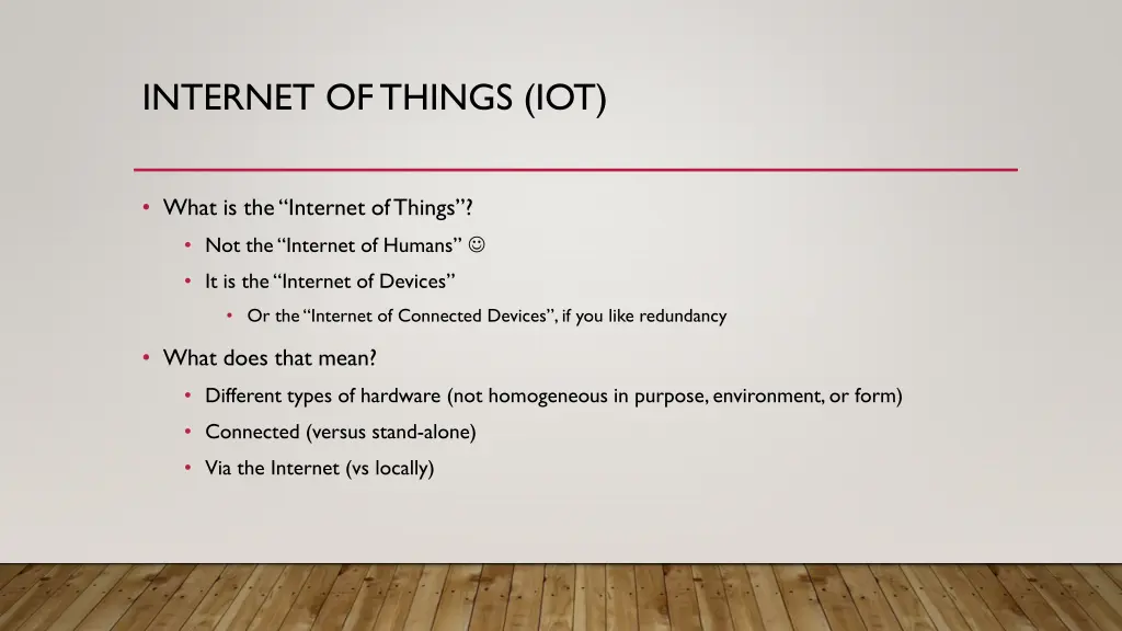internet of things iot