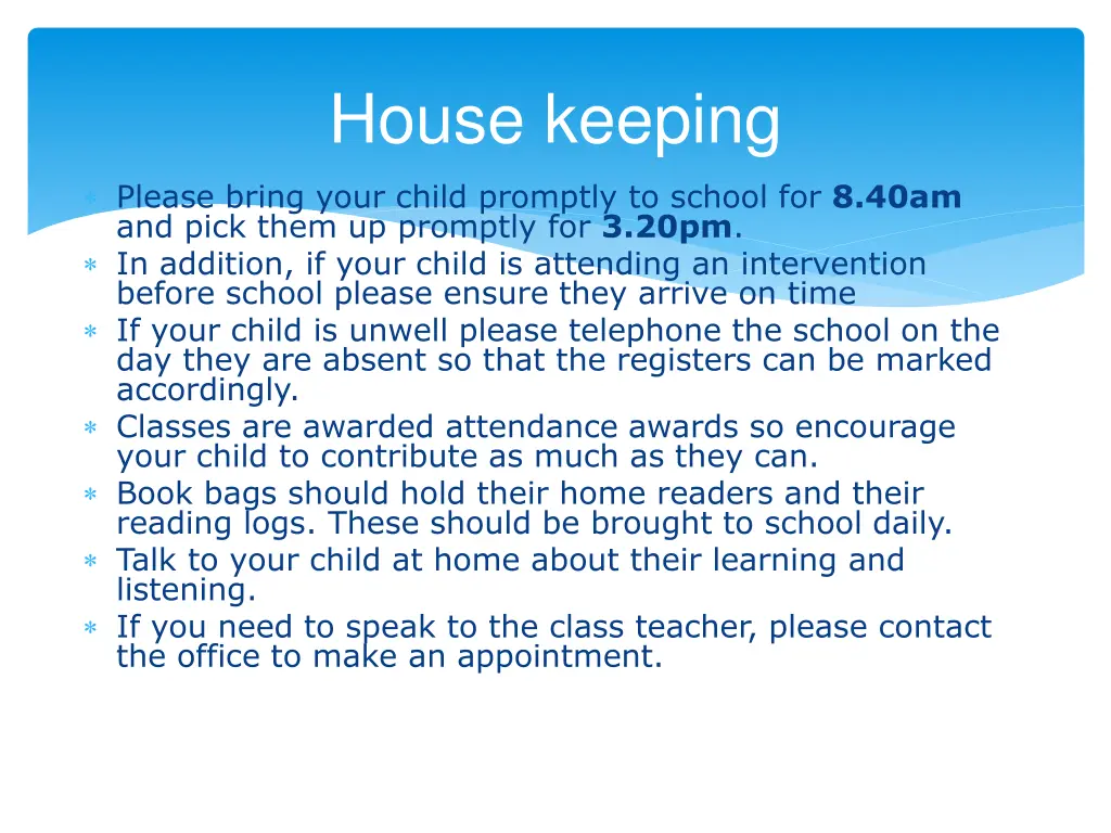 house keeping