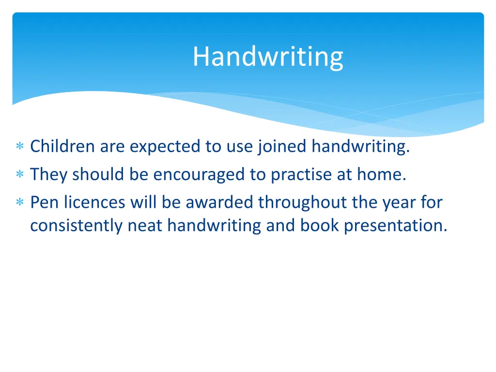 handwriting