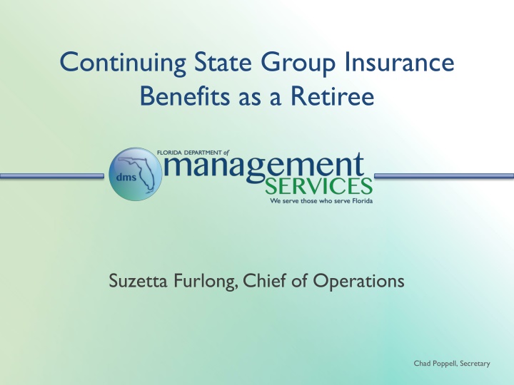 continuing state group insurance benefits