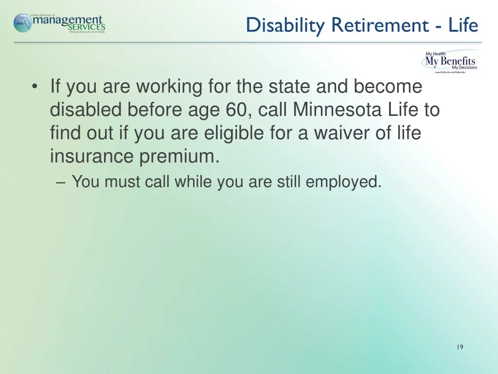 disability retirement life