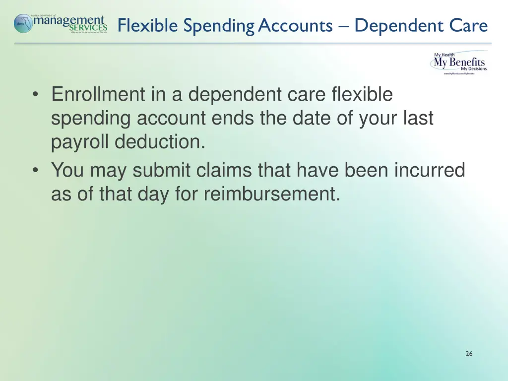 flexible spending accounts dependent care