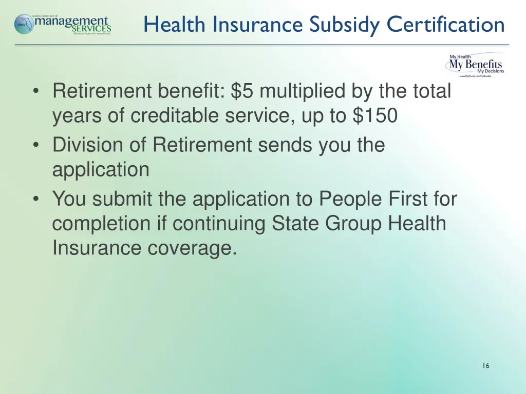health insurance subsidy certification