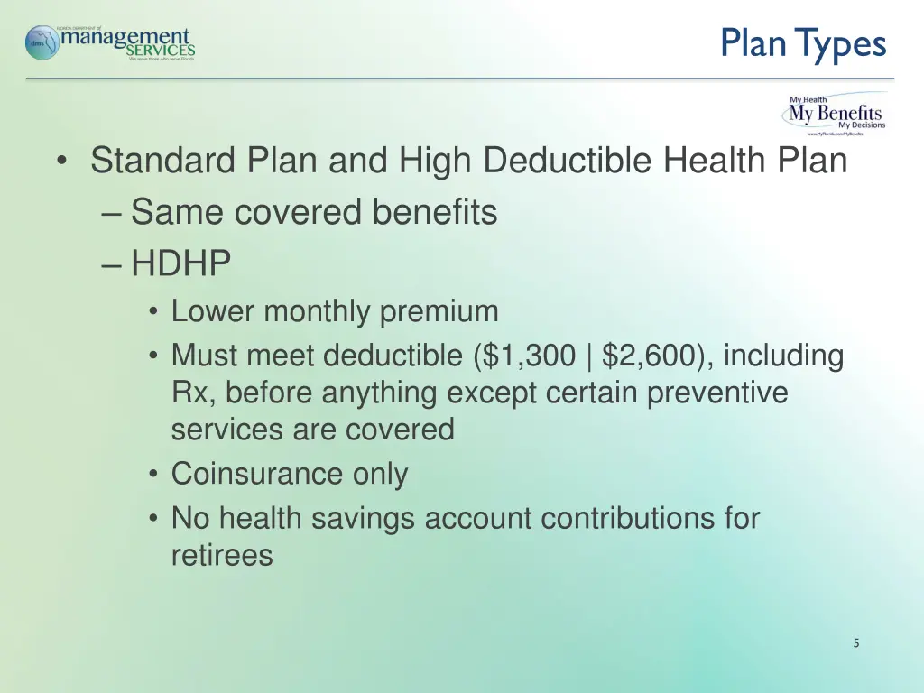 plan types 1