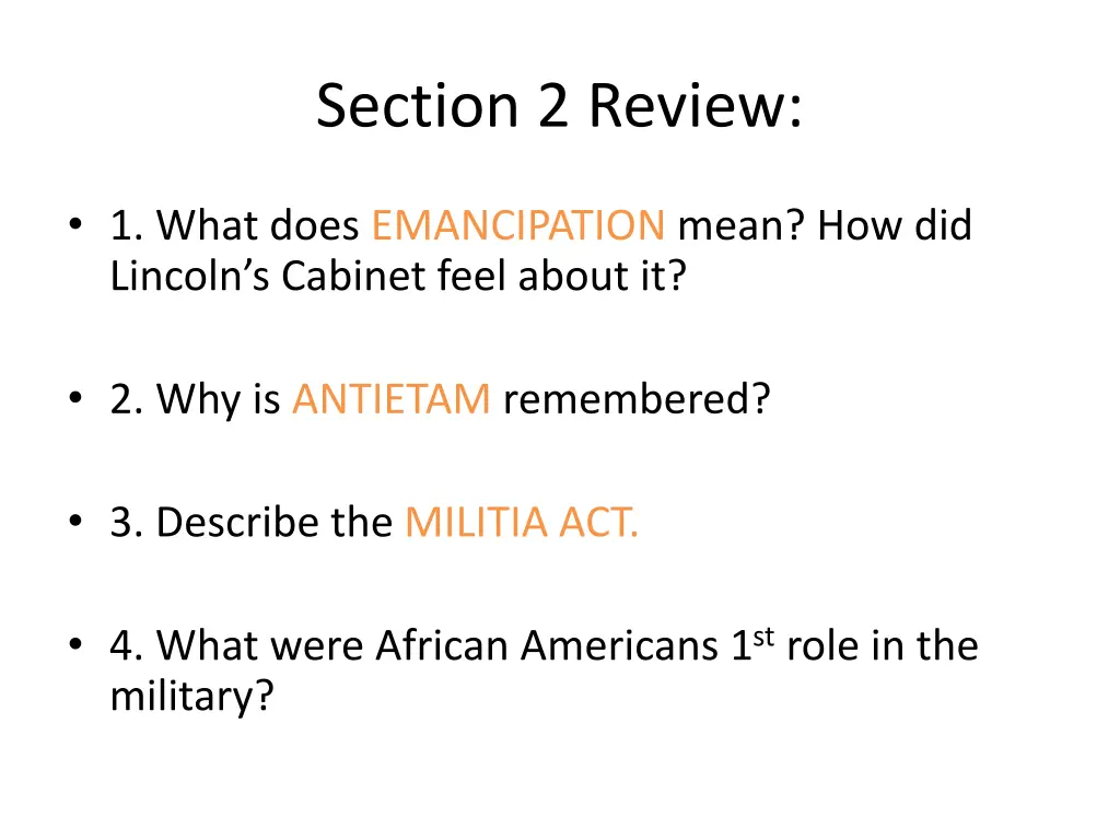 section 2 review