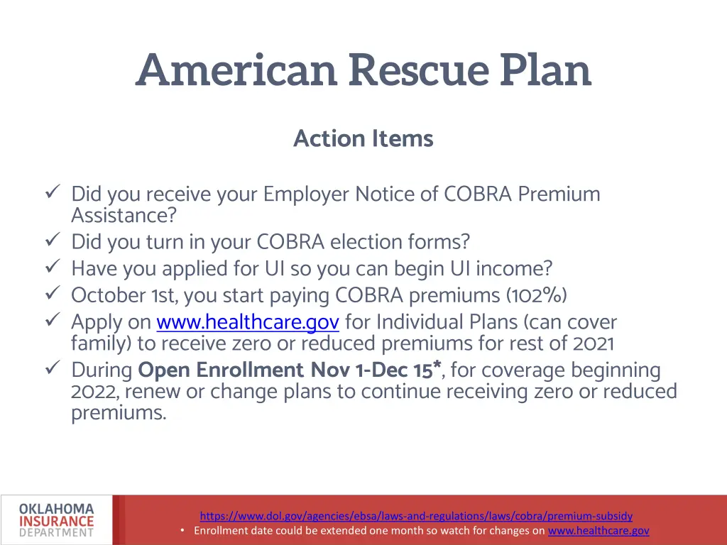 american rescue plan