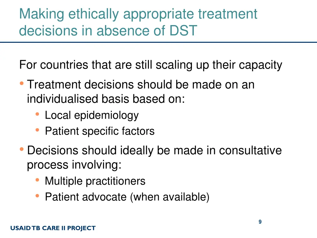 making ethically appropriate treatment decisions 1
