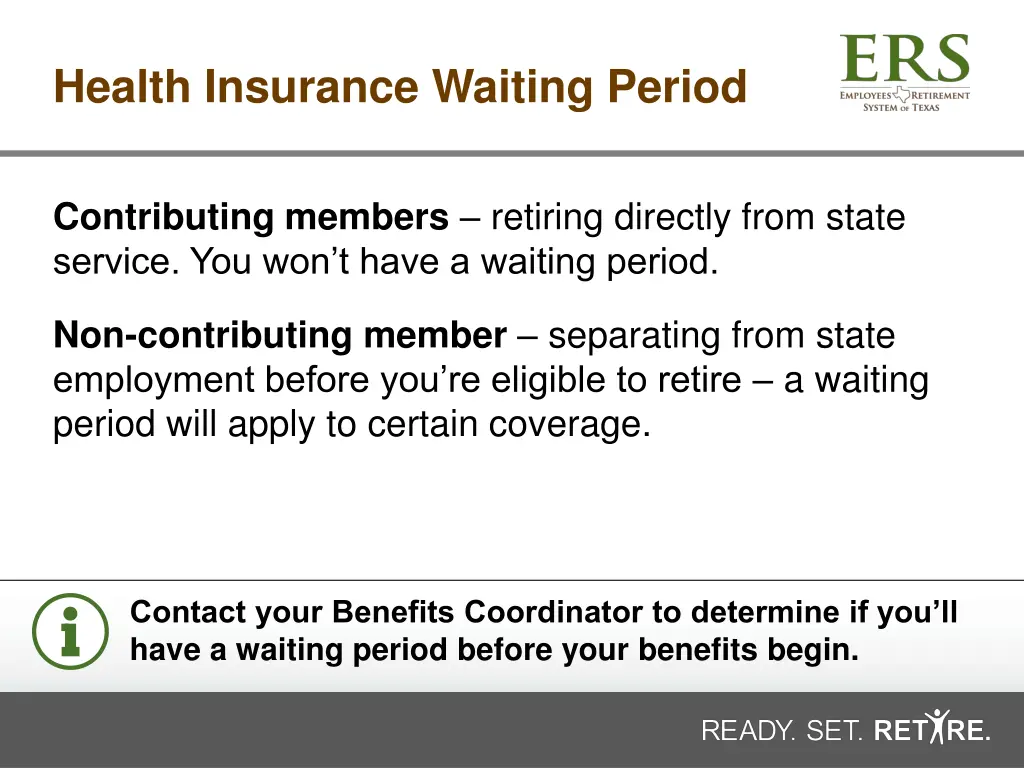 health insurance waiting period