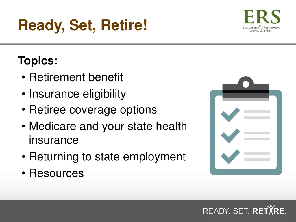 ready set retire
