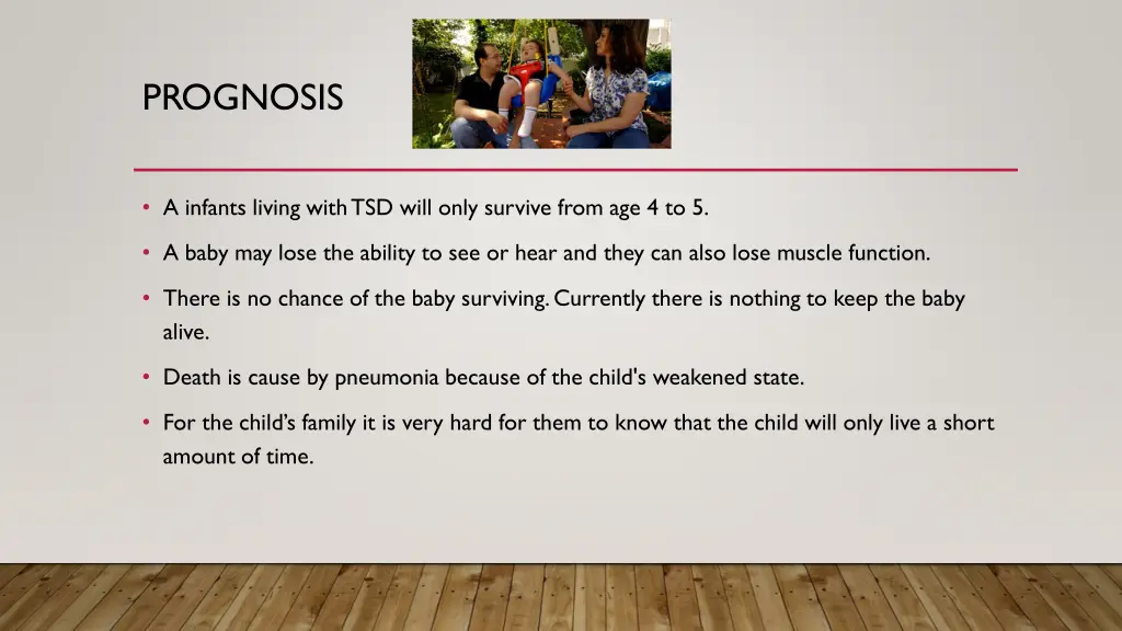 prognosis