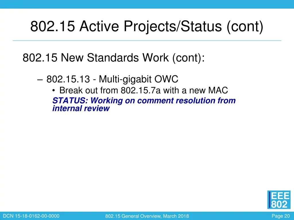 802 15 active projects status cont 7